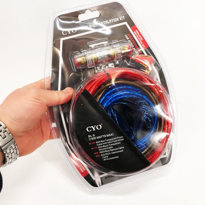 Набір дротів для встановлення саббуфера kit MD 8, набір кабелів для автоакустики RT-50