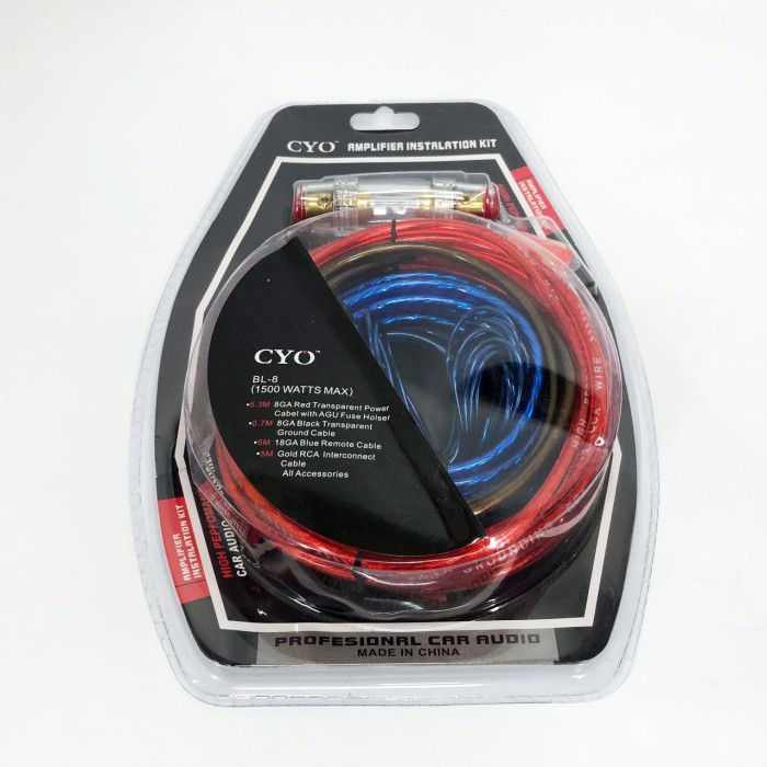 Набір дротів для встановлення саббуфера kit MD 8, набір кабелів для автоакустики RT-50