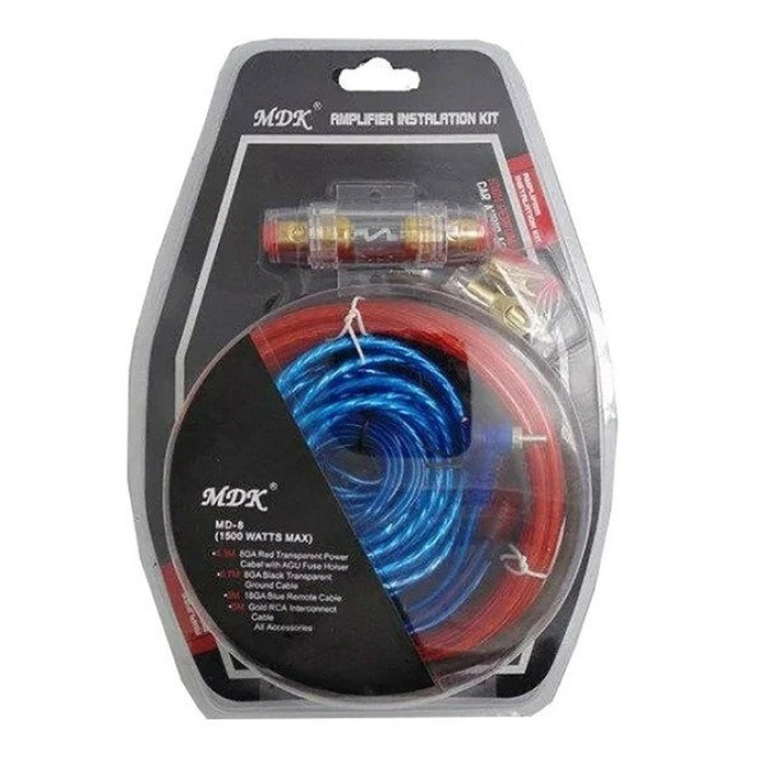 Набір дротів для встановлення саббуфера kit MD 8, набір кабелів для автоакустики RT-50