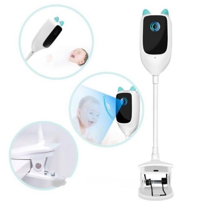 Відеоняня SMART WIFI C1 з гнучкою ніжкою + кут огляду AJ-240 150 градусів