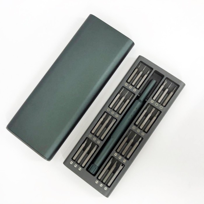 Набір прецизійних викруток з ручкою 48 в 1 у металевому футлярі JY-58