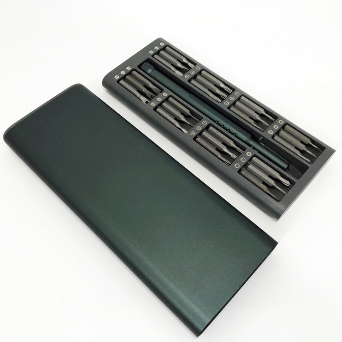 Набір прецизійних викруток з ручкою 48 в 1 у металевому футлярі JY-58