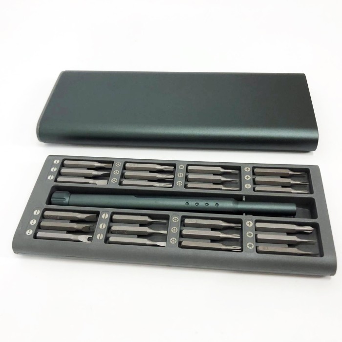 Набір прецизійних викруток з ручкою 48 в 1 у металевому футлярі XE-35