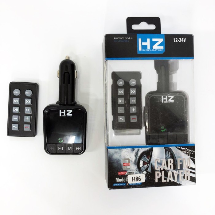 Автомобільний зарядний пристрій H86BT, Автомобільний fm передавач з блютуз, Трансмітер в прикурювач UX-25