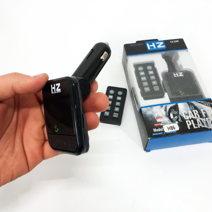 Автомобільний зарядний пристрій H86BT, Автомобільний fm передавач з блютуз, Трансмітер в прикурювач UX-25