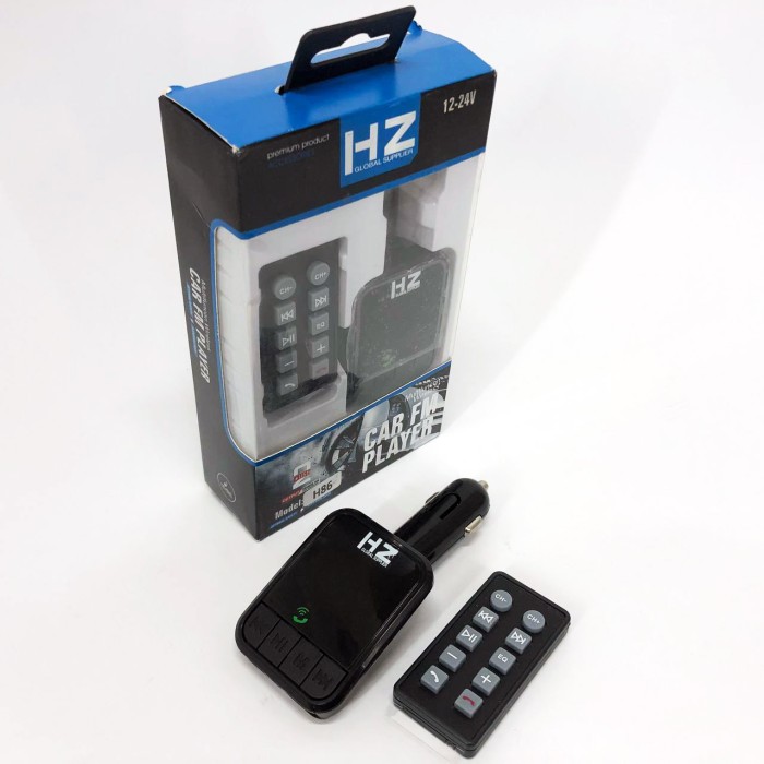 Mp3 для машини в прикурювач H86BT, Авто-трансмітер з функцією Bluetooth, Передавач для музики в машину IR-69