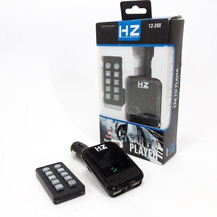 Mp3 для машини в прикурювач H86BT, Авто-трансмітер з функцією Bluetooth, Передавач для музики в машину IR-69