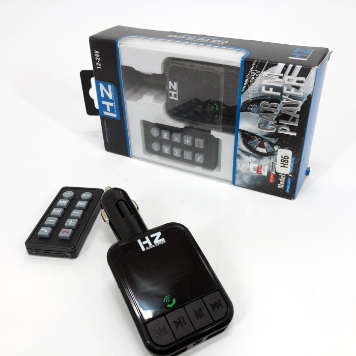 Mp3 для машини в прикурювач H86BT, Авто-трансмітер з функцією Bluetooth, Передавач для музики в машину IR-69