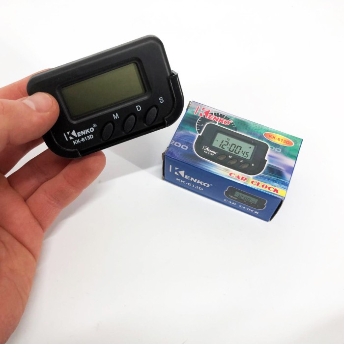 Автомобільний електронний годинник з секундоміром Kenko KK-613D GF-65