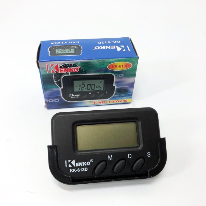 Автомобільний електронний годинник з секундоміром Kenko KK-613D GF-65