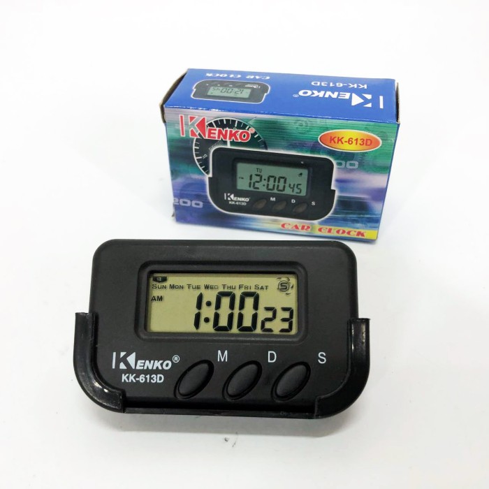 Автомобільний електронний годинник з секундоміром Kenko KK-613D GF-65