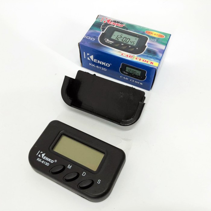 Автомобільний електронний годинник з секундоміром Kenko KK-613D GF-65