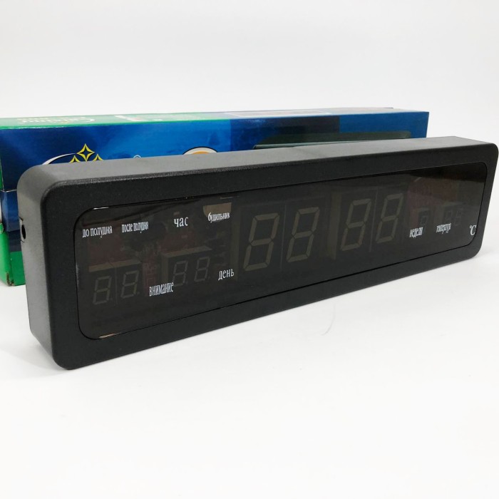 Електронний настільний годинник digital Caixing, Годинник зі світловим дисплеєм NO-92