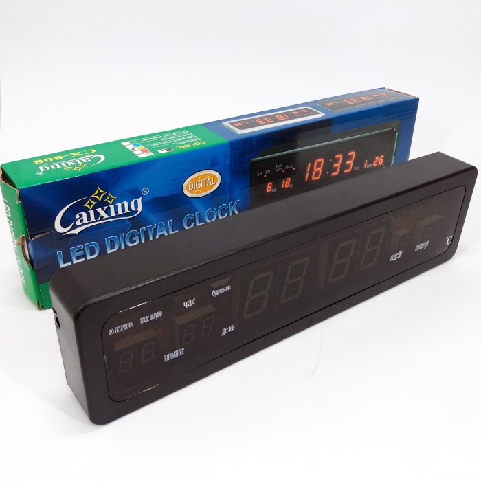 Електронний настільний годинник digital Caixing, Годинник зі світловим дисплеєм NO-92