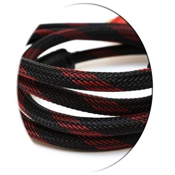 Кабель посилений 5м перехідник адаптер HDMI-HDMI тато-тато аудіо відео шнур в обмотці CE-26