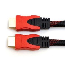 Кабель посилений 5м перехідник адаптер HDMI-HDMI тато-тато аудіо відео шнур в обмотці