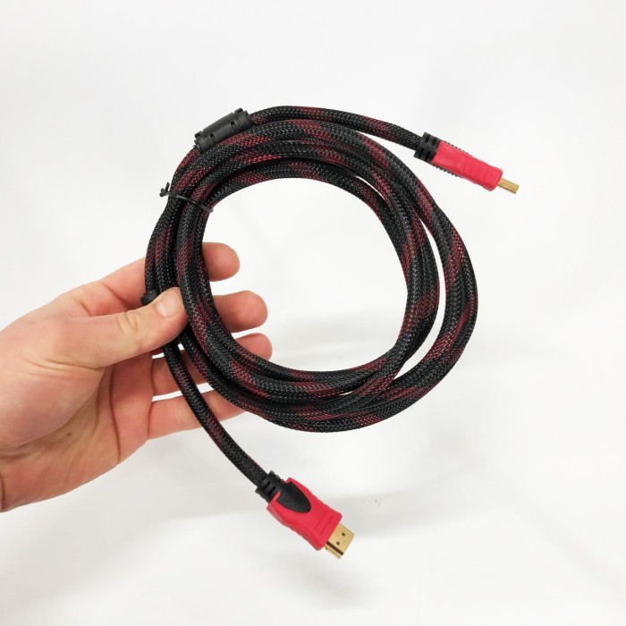 Кабель Hdmi/Hdmi посилений в обмотці 3 м HS-27