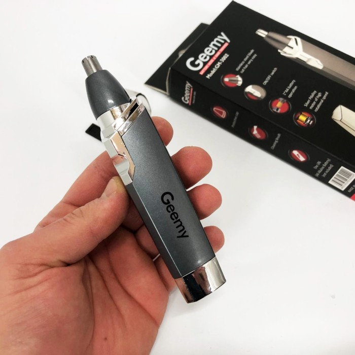 Бритва тример для носа і вух Gemei GM-3002, Тример для вух і носа в комплекті насадка LI-34