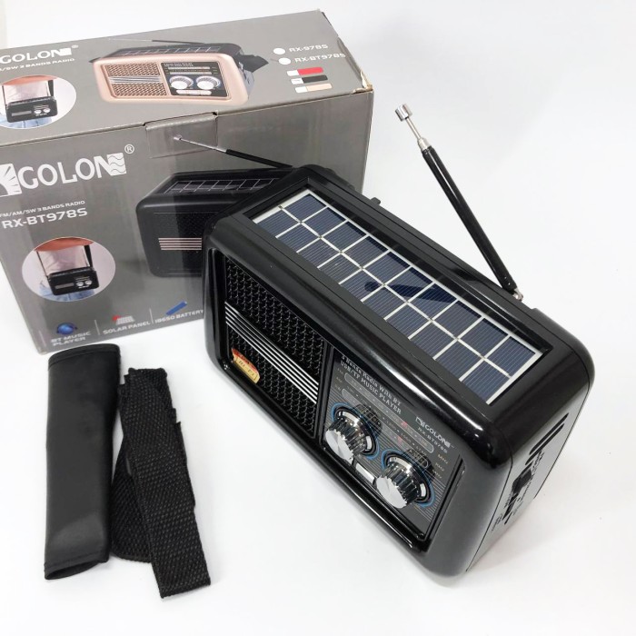 Радіо переносне фм Golon RX-BT978S, Портативне fm радіо з usb Портативне FM з флеш-накопичувачем JV-10