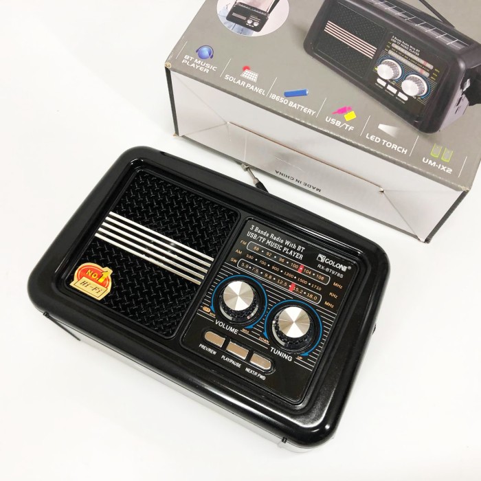 Радіо переносне фм Golon RX-BT978S, Портативне fm радіо з usb Портативне FM з флеш-накопичувачем JV-10