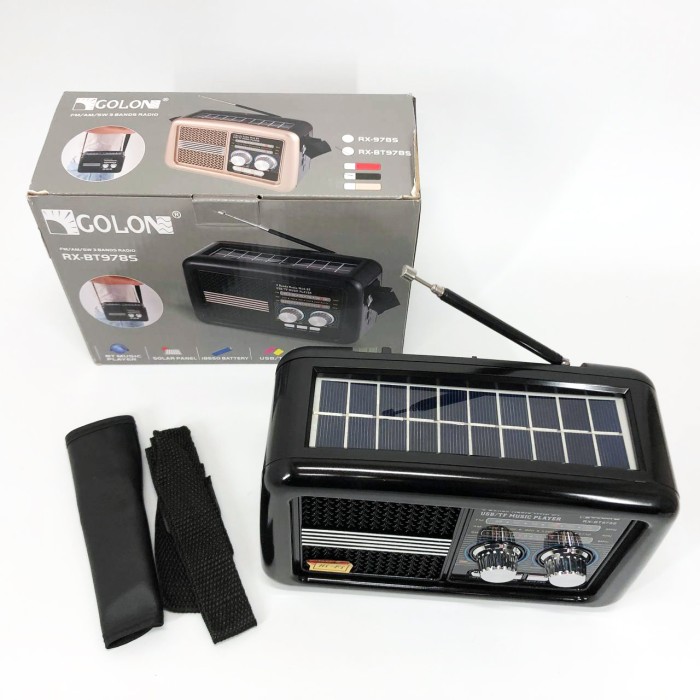 Радіо переносне фм Golon RX-BT978S, Портативне fm радіо з usb Портативне FM з флеш-накопичувачем JV-10