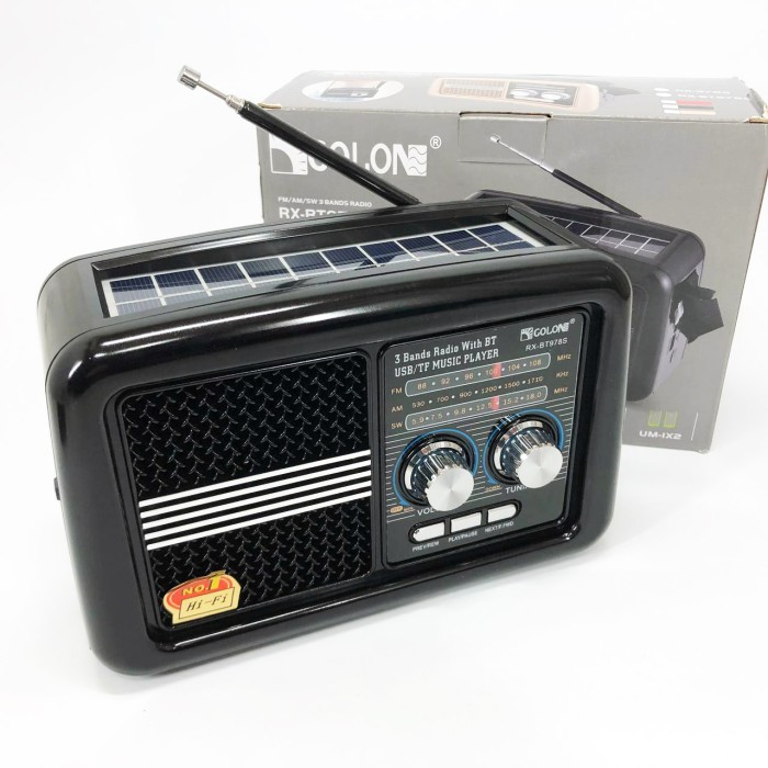 Радіо переносне фм Golon RX-BT978S, Портативне fm радіо з usb Портативне FM з флеш-накопичувачем JV-10