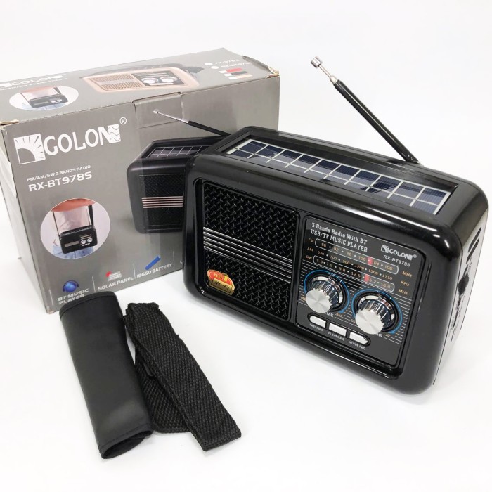 Радіо переносне фм Golon RX-BT978S, Портативне fm радіо з usb Портативне FM з флеш-накопичувачем JV-10