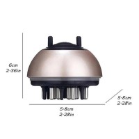 Гребінець для догляду за волоссям, масажний аплікатор для лікувальних олій 30мл DY-50