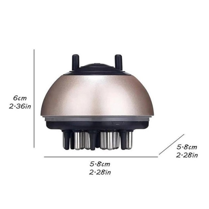 Гребінець для догляду за волоссям, масажний аплікатор для лікувальних олій 30мл DY-50