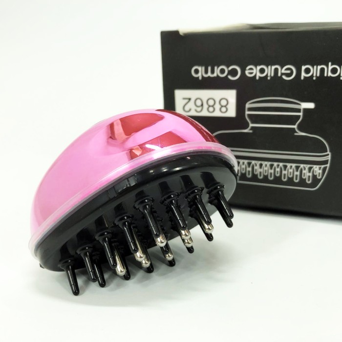 Гребінець для догляду за волоссям, масажний аплікатор для лікувальних олій 30мл DY-50