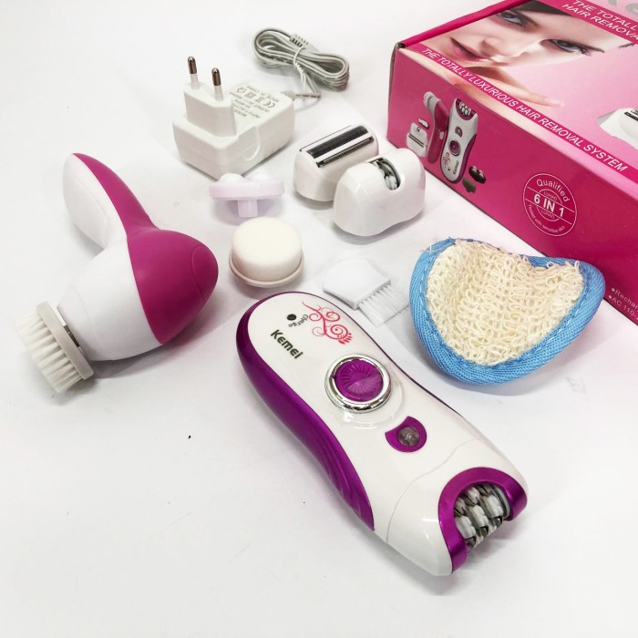 Багатофункціональна жіноча бритва Kemei KM-3066, Бездротовий жіночий епілятор-депілятор YG-21