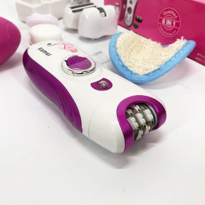 Багатофункціональна жіноча бритва Kemei KM-3066, Бездротовий жіночий епілятор-депілятор YG-21