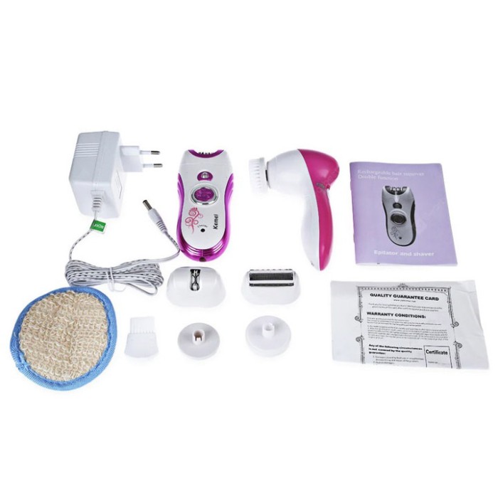 Багатофункціональна жіноча бритва Kemei KM-3066, Бездротовий жіночий епілятор-депілятор YG-21