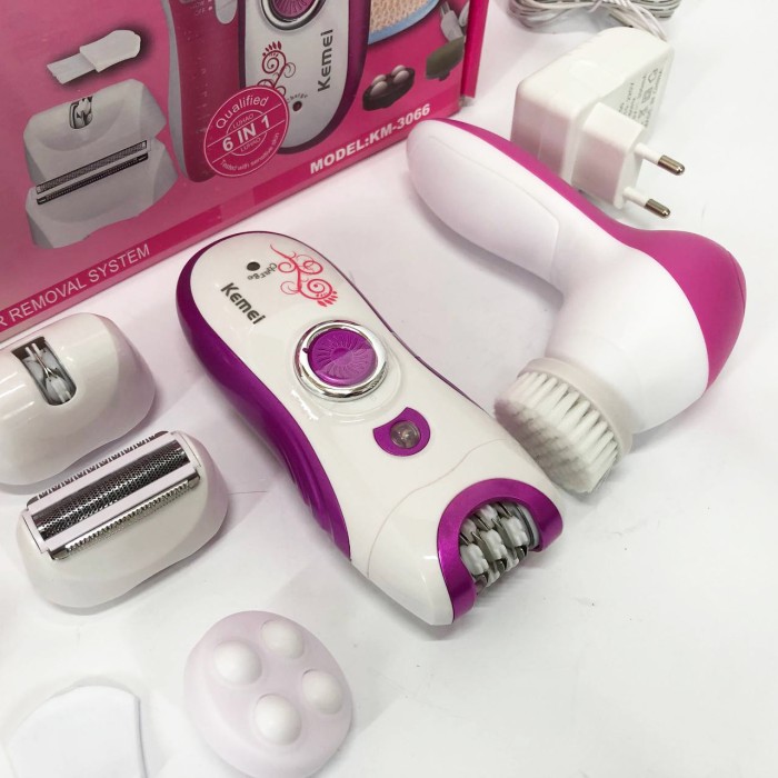 Жіночий електричний акумуляторний депілятор-тример Kemei, Бездротовий жіночий епілятор-депілятор KH-25