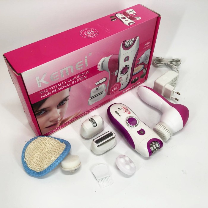 Жіночий електричний акумуляторний депілятор-тример Kemei, Бездротовий жіночий епілятор-депілятор KH-25