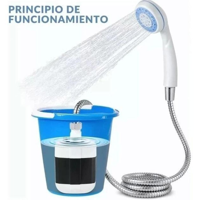 Переносний літній душ для дачі, Душ для кемпінгу на акумуляторах Портативний переносний IR-14