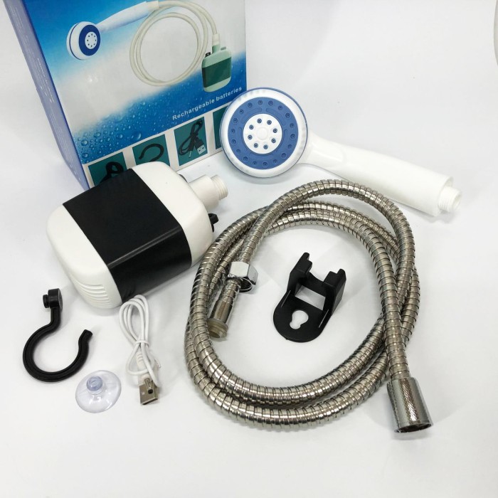 Літній душ туристичний Portable Outdoor Shower, Душ переносний туристичний Польовий з акумулятором ZW-22