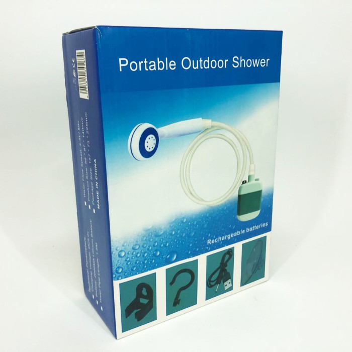 Літній душ туристичний Portable Outdoor Shower, Душ переносний туристичний Польовий з акумулятором ZW-22