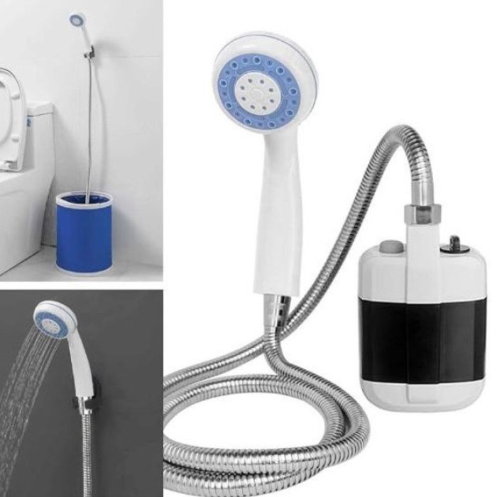 Літній душ туристичний Portable Outdoor Shower, Душ переносний туристичний Польовий з акумулятором ZW-22