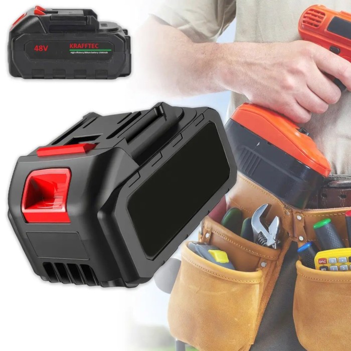 Акумулятор для інструментів KRAFFTEC 48V 1500mAh, Акумулятор для інструментів Батареї шуруповертів VA-44