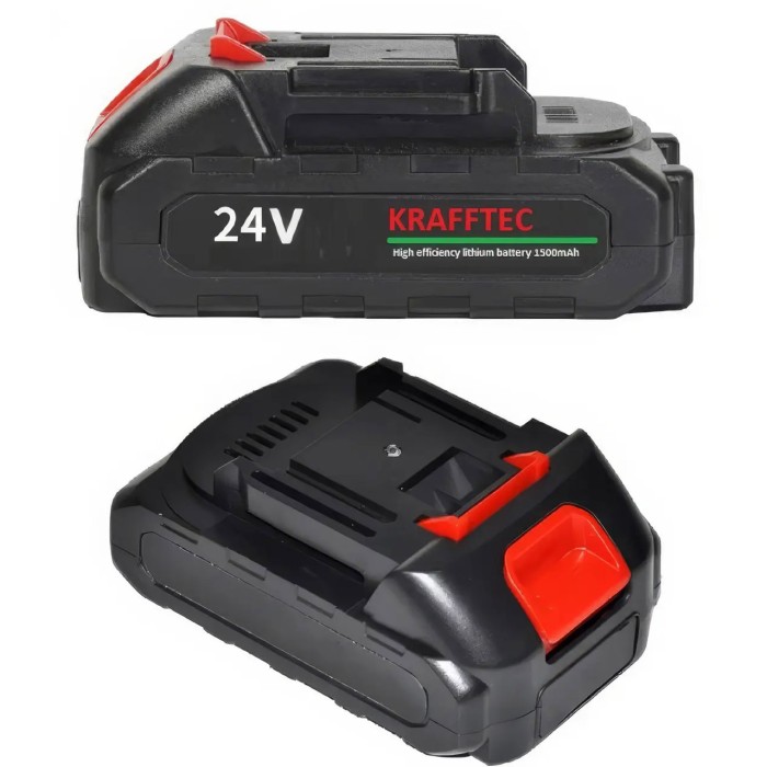 Акумулятор до електронних інструментів KRAFFTEC 24V 1500mAh, Акумулятори для шуруповерта UK-52