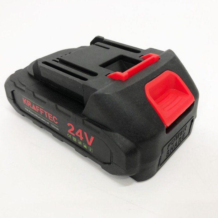 Акумулятор до електронних інструментів KRAFFTEC 24V 1500mAh, Акумулятори для шуруповерта UK-52