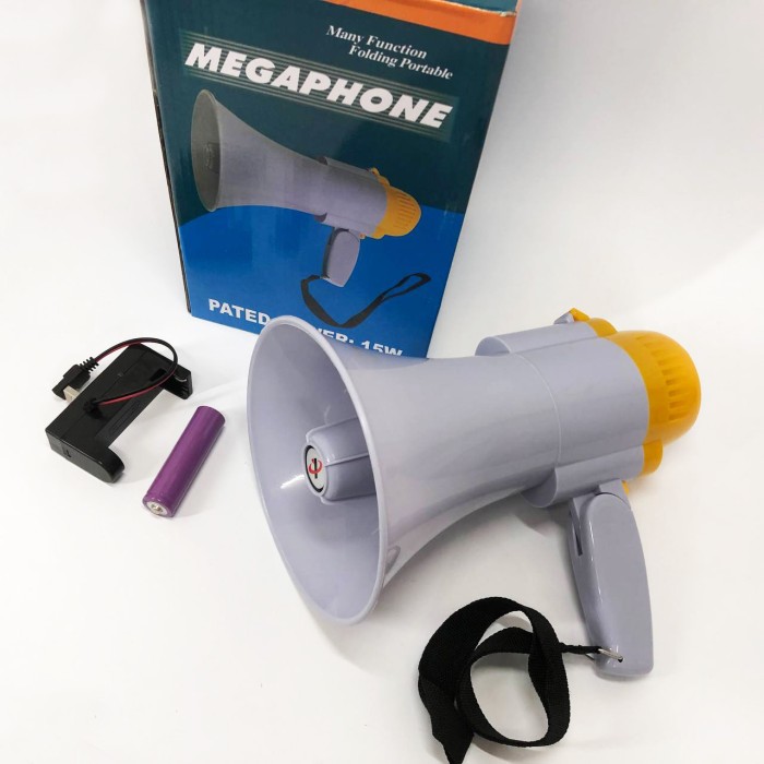 Мегафон гучномовець MEGAPHONE HW 8C, Гучномовець для дачі, Ручний мегафон рупор, Рупор RE-38
