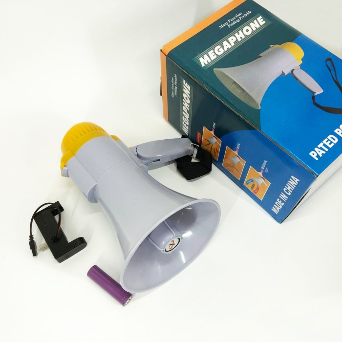 Мегафон гучномовець MEGAPHONE HW 8C, Гучномовець для дачі, Ручний мегафон рупор, Рупор RE-38