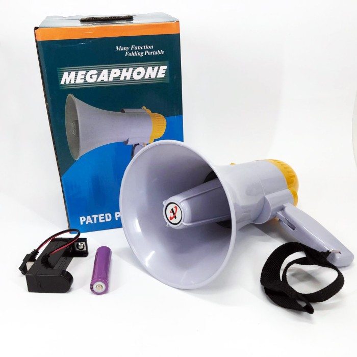 Мегафон гучномовець MEGAPHONE HW 8C, Гучномовець для дачі, Ручний мегафон рупор, Рупор RE-38