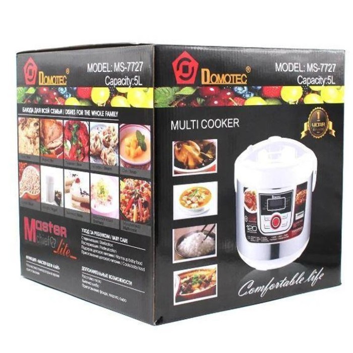 Мультиварка 5 л Domotec, Мультиварка скороварка мультиповар, Мультиварка 5 л літрів SX-26