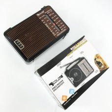 Радіоприймач всехвильовий GOLON RX-608, Радіоприймач з хорошим прийомом для дачі, Потужний am приймач DZ-80