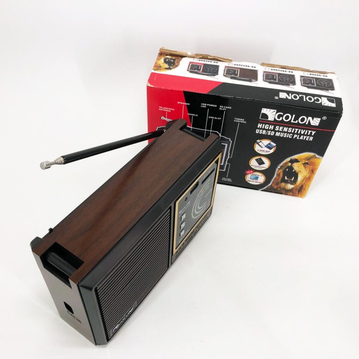 Fm акумуляторний радіоприймач в ретро стилі GOLON RX-9933UAR, Радіо з вбудованим MP3-плеєром MG-26
