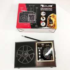 Портативне радіо, Фм радіо з mp3 програвачем, FM-приймачі, Приймач ретро стиль Плеєр мп3 з фм GP-47