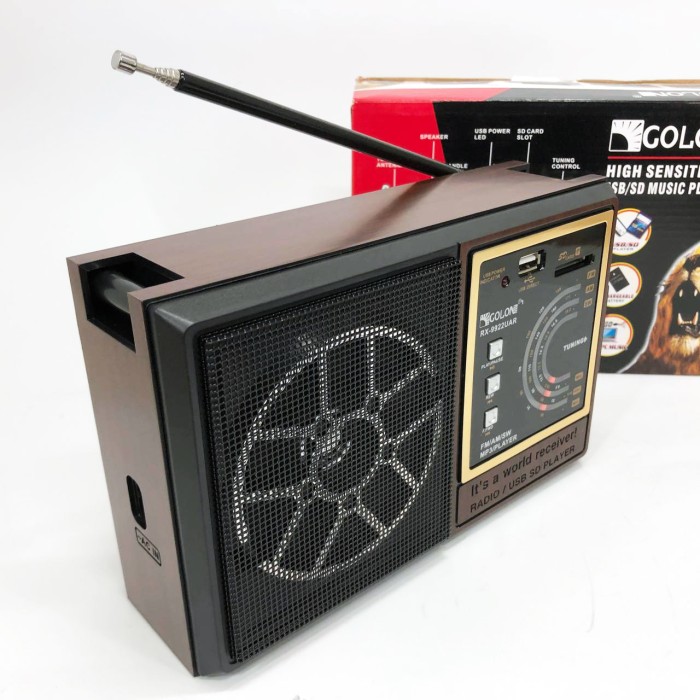 Радіоприймач з гарною якістю прийому GOLON, Радіо з флешкою am радіоприймач, Приймач фм радіо RS-58
